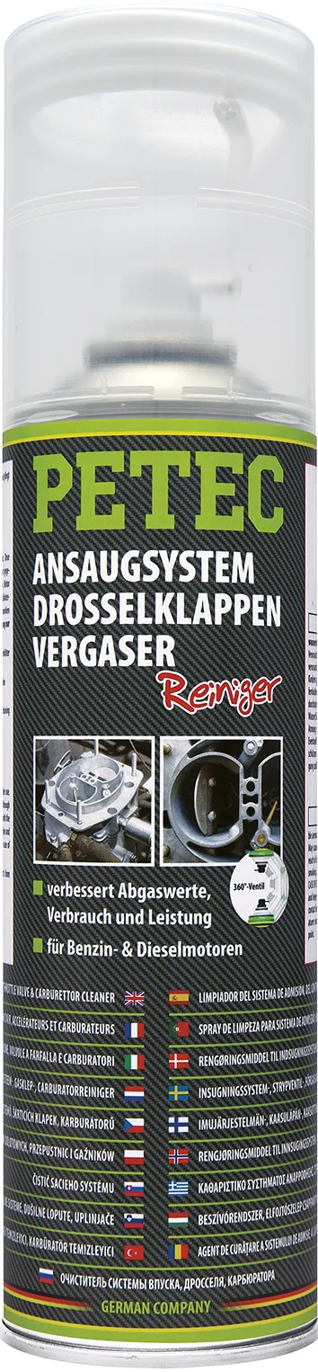 Ansaugsystem-, Drosselklappen- & Vergaserreiniger Spray, 500ml