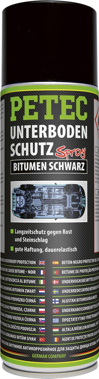 Unterbodenschutz Bitumen, Spray, Schwarz, 500ml