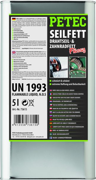Seilfett, Kanister, 5 L
