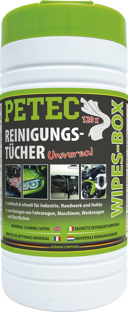 Reinigungstuecher, Wipes - Box, Inhalt 120 Tuecher