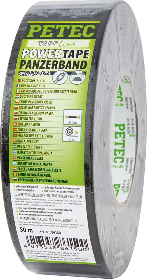 Panzerband, Schwarz, 50 mm x 50 m