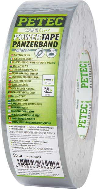 Power Tape/Panzerband, Silber, 50 Mm x 50 M