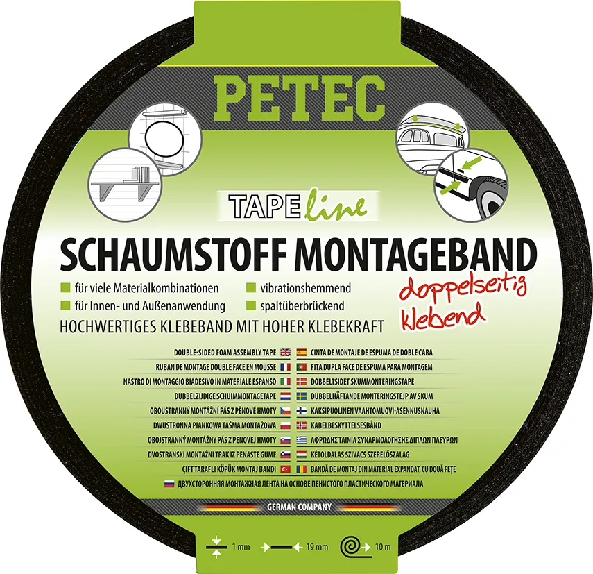 Montageband, 19 Mm X 1 Mm X 10 M