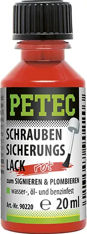 Schraubensicherungslack, Rot, 20ml