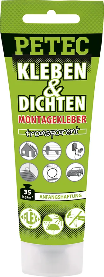 Kleben & Dichten Ecoline, Transparent, 80ml