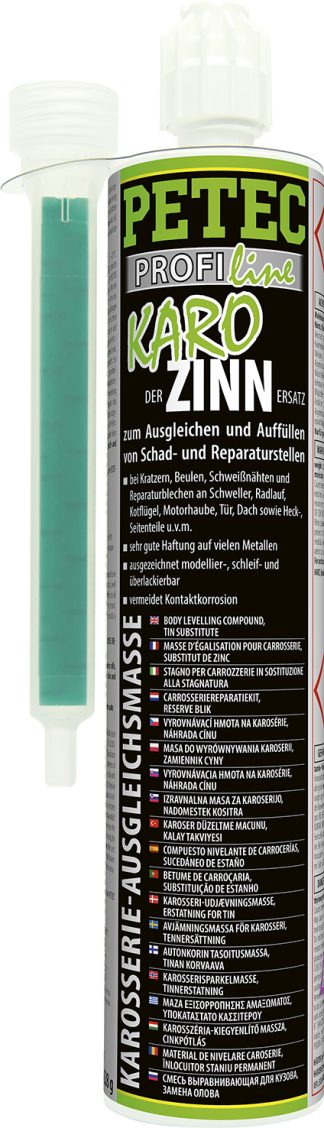 Karo-Zinn, Karosserieausgleichsmasse, Coaxialkartusche 265ml