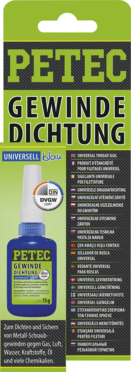 Gewindedichtung, 15 G, Sb-Karte