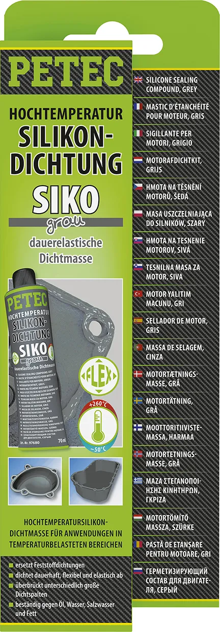 Silikondichtung, Grau, 70ml