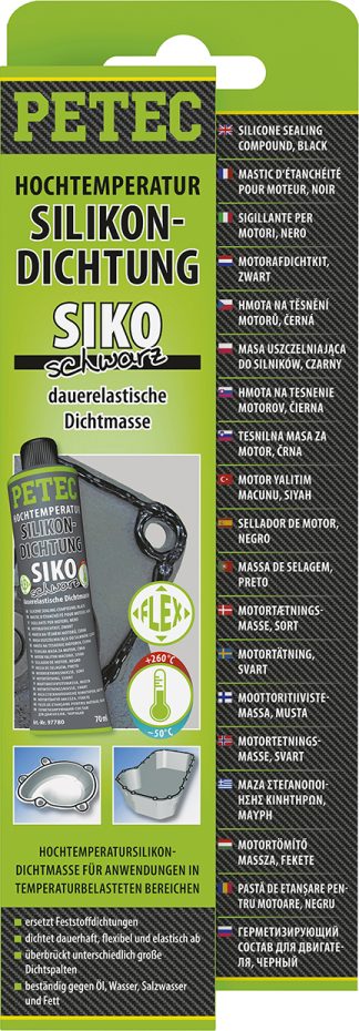 Silikondichtung, Schwarz, 70ml