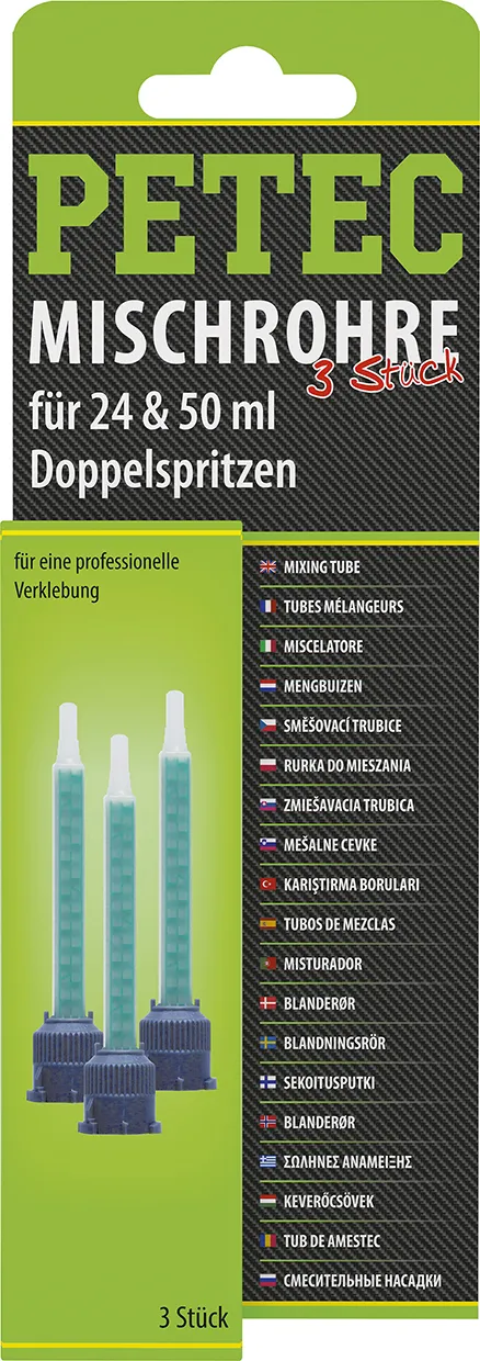 Mischrohr Fuer 24ml Doppelspritze, 50ml Doppelkartusche, 3 Stueck, Sb-Karte