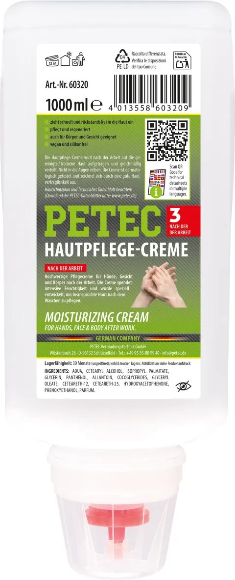 Hautpflege Creme, 1000 ml